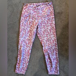 Floral athletic leggings